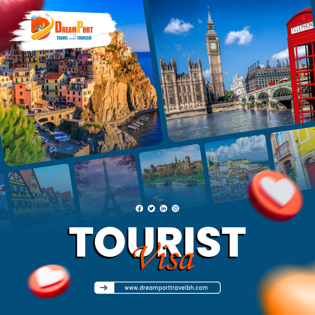 Holiday Vacation Social Media Post Template with Photo Frame